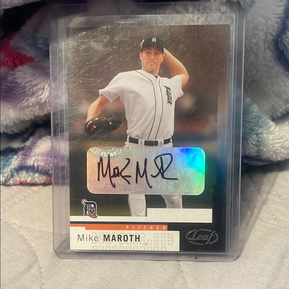 Mike Maroth Autographed Baseball Card #33